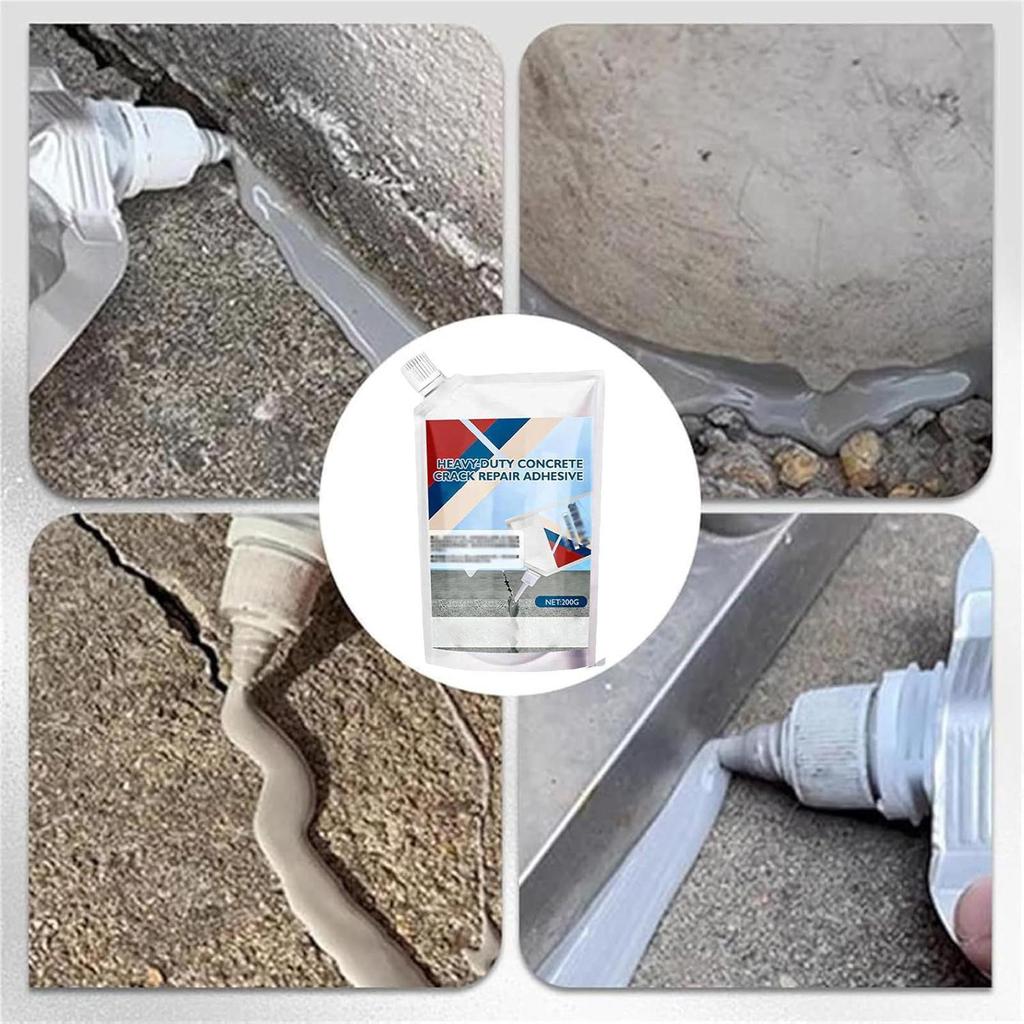 Heavy-Duty Concrete Crack Repair Sealant Concrete Caulk Glue Crack Filler Quick-Drying Self-Leveling Caulking Glue Waterproof