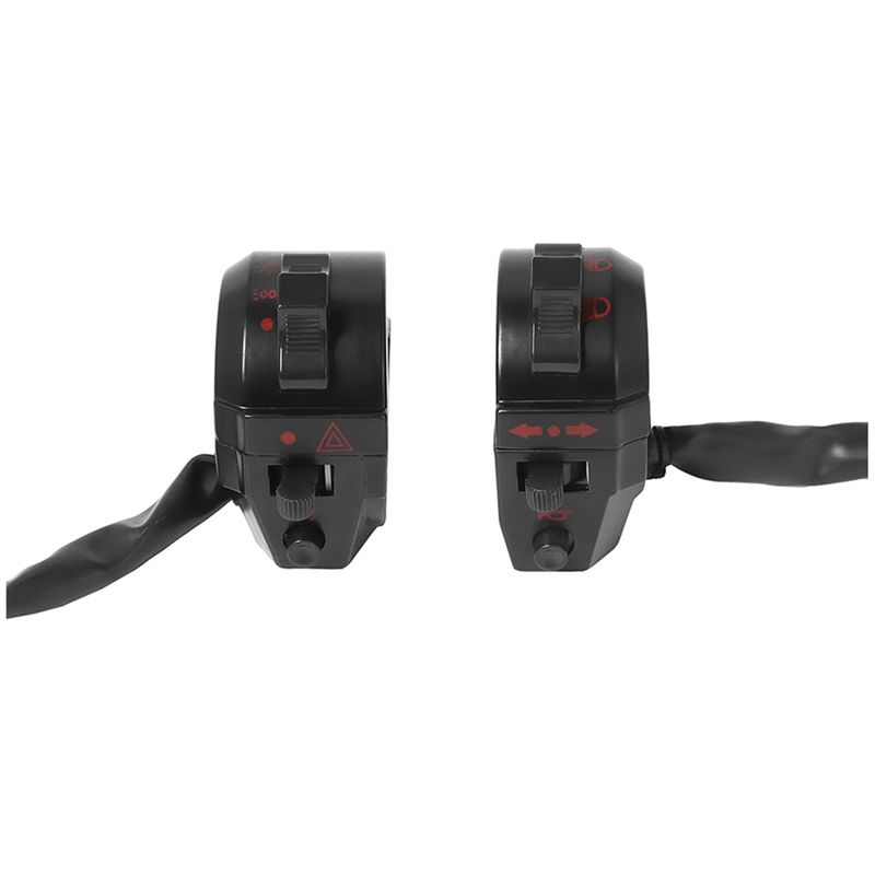 SXR-Motorcycle Handlebar Control Switch Left Right Side Control Switch Turn Signal Horn Switch чёрный