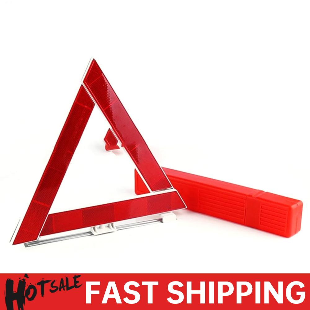 Car Emergency Breakdown Safety Warning Tripod Foldable Car Emergency Breakdown Warning Triangle Standing Reflector Auto Parts spain