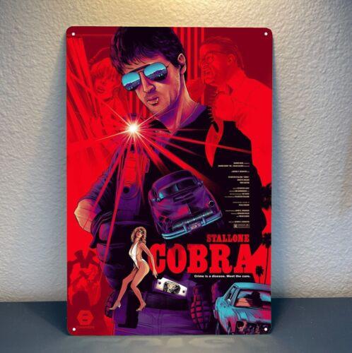 Cobra sylvester Movie Metal Poster Tin Sign xcm Collectable Platealuminum 20x30cm(7.8x11.8inch)