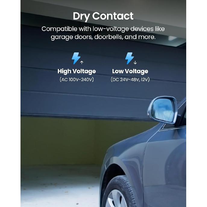 SwitchBot Smart Relay Switch 1,Smart Relay Module with Built-in Hub, Wi-Fi&Bluetooth Switch Compatible with Alexa/Apple Homekit/Google Home/Matter