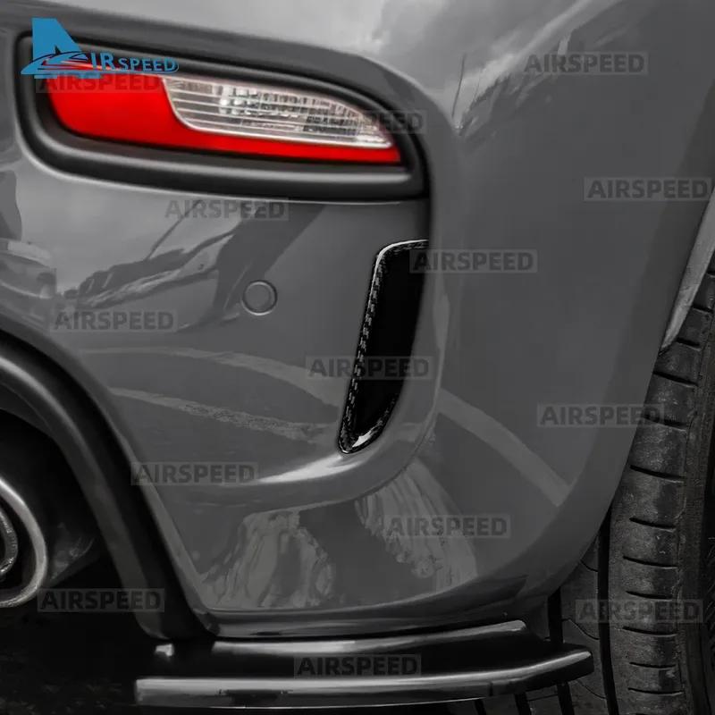 1 Coppia Adesivo in Vera Fibra di Carbonio Rigida Per Abarth 595 695 2017 2018      2024 Cornice Presa d'Aria Laterale Posteriore Auto