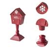 Mailbox Statue Birthday Gift Decoration Red Christmas Sculpture for Hallway Living Room Table Centerpieces Housewarming Bedroom