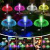 2pcs Jellyfish Shaped Solar Garden Lights 7 Color Variations