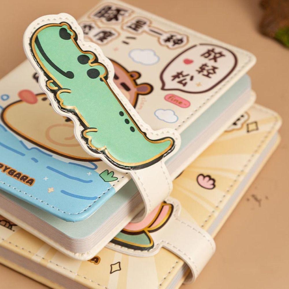 Handbook Capybara Notebook 80pages Notepad Memorandum Portable Memo Reminder Paper  School Supplies