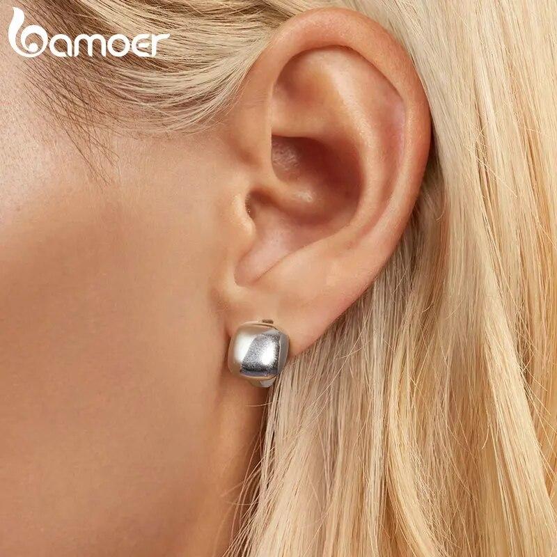 Orecchini A Cerchio In Argento 925 Con Volpe, Ipoallergenici, Leggeri, In Elegante Scatola Regalo, Per Donna E Ragazza