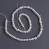 5-6mm Flat Spacer Beads: Natural Freshwater Nucleus-Free Pearls for DIY Jewelry