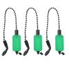 3PCS Iron Bite Indicator Alerter 5mm Hole Fishing Alarm Hanger Fishing Alarm Chain  Outdoor Use