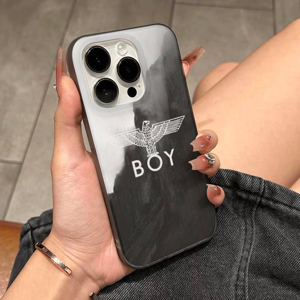 Classic Punk Logo B-Boy L-London For IPhone 17 16 15 14 13 12 11 Pro Max Plus Pro Corrugated Shockproof Matte Phone Cover