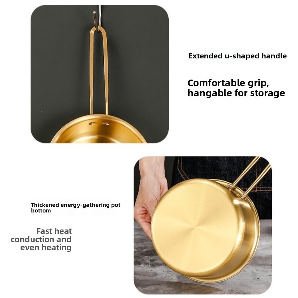 Edelstahl-Milchtopf Verdickter Nahrungsergänzungstopf Neue Nudelschüssel