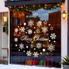 Christmas Snowflake Electrostatic Glass Stickers for Festive Atmosphere Decoration and Display Window Stickers