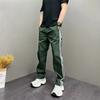 Autumn New American Versatile Side Striped Sports Casual Pants Men's Trend Breathable Contrast Color Straight Pants