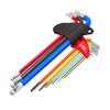 Awtools Klucze Imbusowe Hex/ 1,5-10,0Mm/ 9Szt. Kolor Kula Długie Black Line