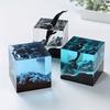 5pcs Large Deep Square Resin Mold Silicone, Epoxy Resin Pouring Mold DIY Box Resin Silicone Set Mold, Transparent Cube Silicone Mold For Resin Casting