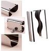 Elegant Curved Stainless Steel Tissue Box Simple Nordic Style Durable Surfaces Easy Refill Paper Holders Home Decors