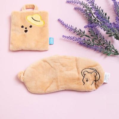 Bear Embroidery Point Sleep Eye Patch Set