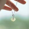 Xiangyun Ping An Schloss Weißer Jade-Halskette Chinesischer Stil Bedeutung Ruyi Schloss Anhänger Damen Altmodische Kleidung Han Element Glitzernder Diamant Schlüsselbein-Kette