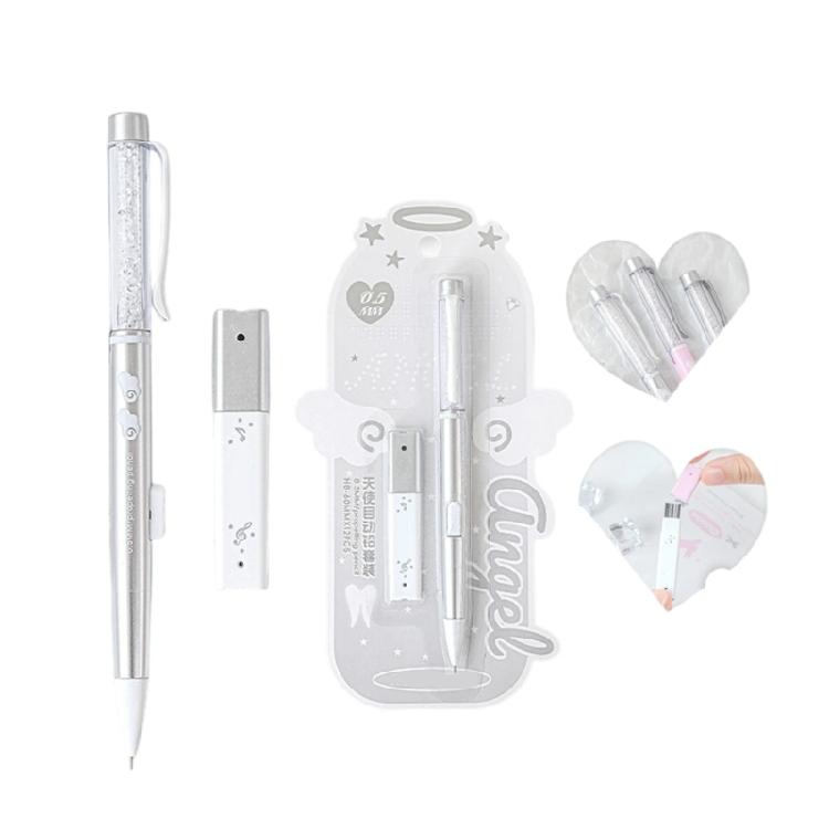 Professional 0.5mm Mechanical Pencil Ergonomic Automatic Pencil with Box of Refills for Sketching Engineering Drafting
