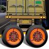 Aoling Truck Tail LED Round Trailer Tail Round Turn Universal for and Set of 2 Lights, Lights, 12V/24V, Signals, Waterproof, Trucks, Trailers, Boats,