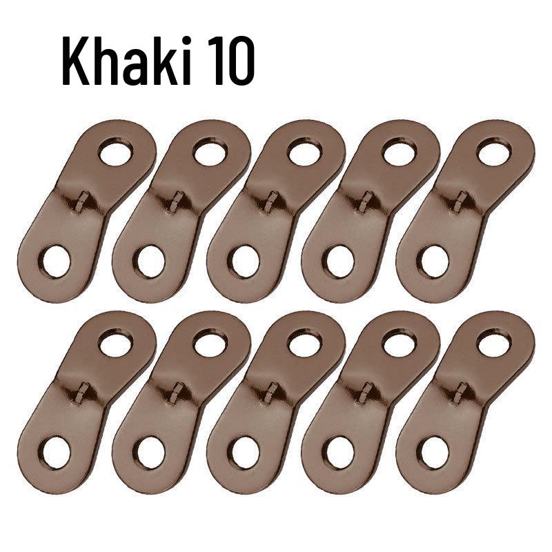 Double-Eye Fixed Outdoor Aluminum Alloy Tent and Canopy Rope Buckle