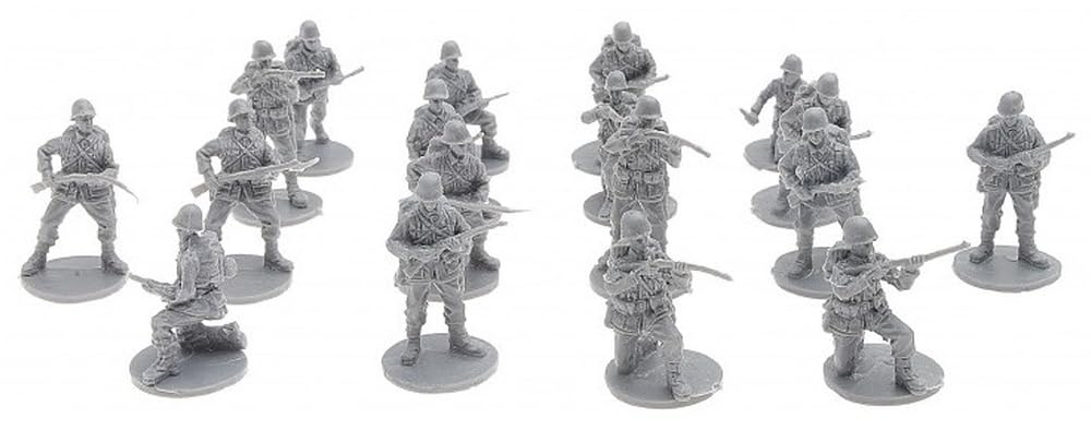 FTF 1/72 Polska Piechota (Zestaw 24-częściowy) Plastikowy Zestaw Modelarski PF72019