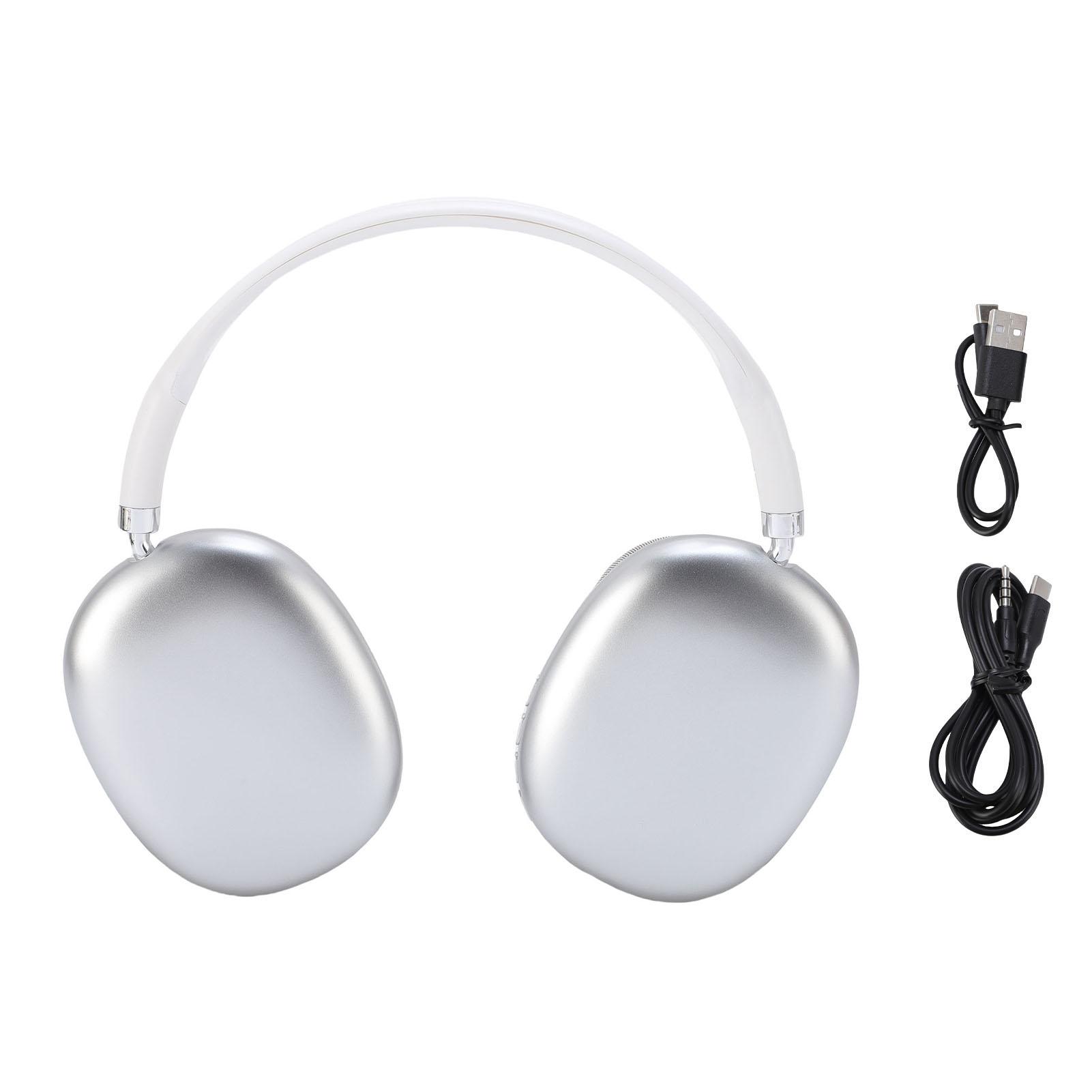 

Bluetooth Наушники Накладные Регулируемая Шумоизоляция Чистый Звук Стабильное Соединение Компьютерная Гарнитура с Микрофоном для Дома белый