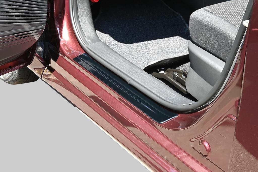 SecondStage nismo e-POWER Scuff Plate Panel, Piano Black, SHN0271BLK, for Nissan Note E13 and Aura FE13