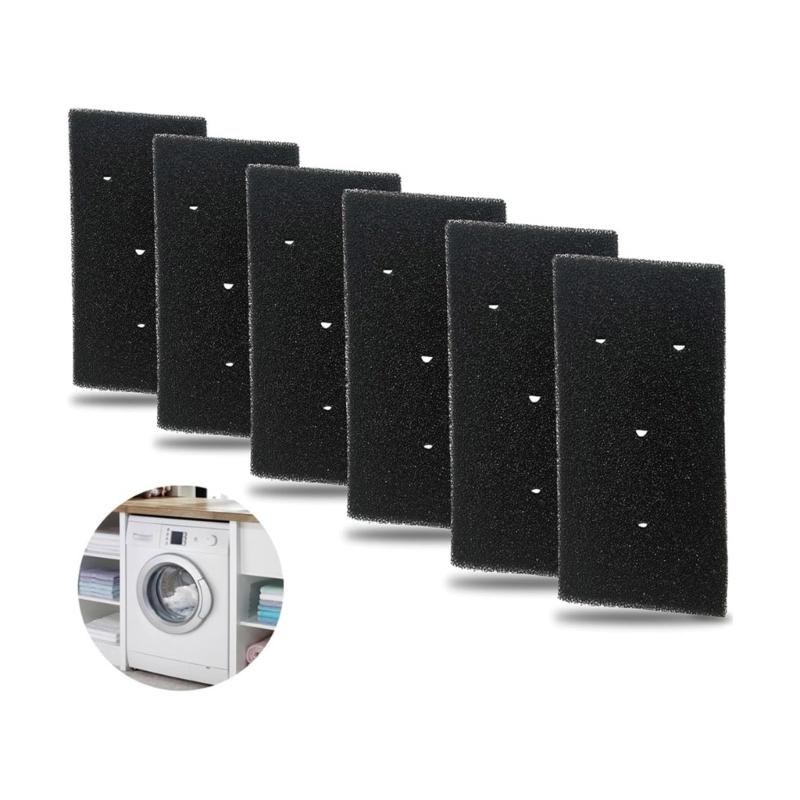 6 Pack Lint Filters Laundry Appliance Part Perfect for Washer Dryer Offering Enhancing Filtration and Easy Installation