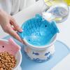 Cute Ceramic Cat Bowl,Tall Neck Protection,Anti-knock,Leak-proof Oblique Mouth,Anti-black Chin Cat Dog Food Basin,Pet Supplies