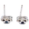 MAUBOUSSIN K18WG Diamond X Sapphire Chance of Love Studs Earring White goldUsed