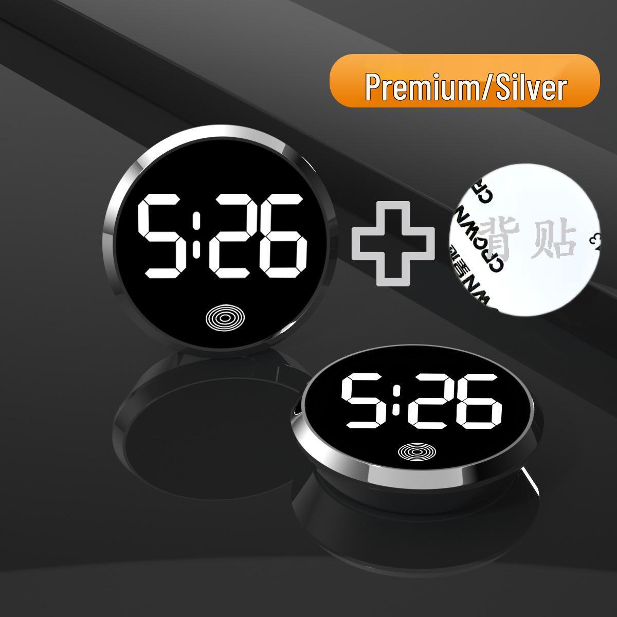 

Модные сенсорные светящиеся светодиодные часы из сплава для автомобиля