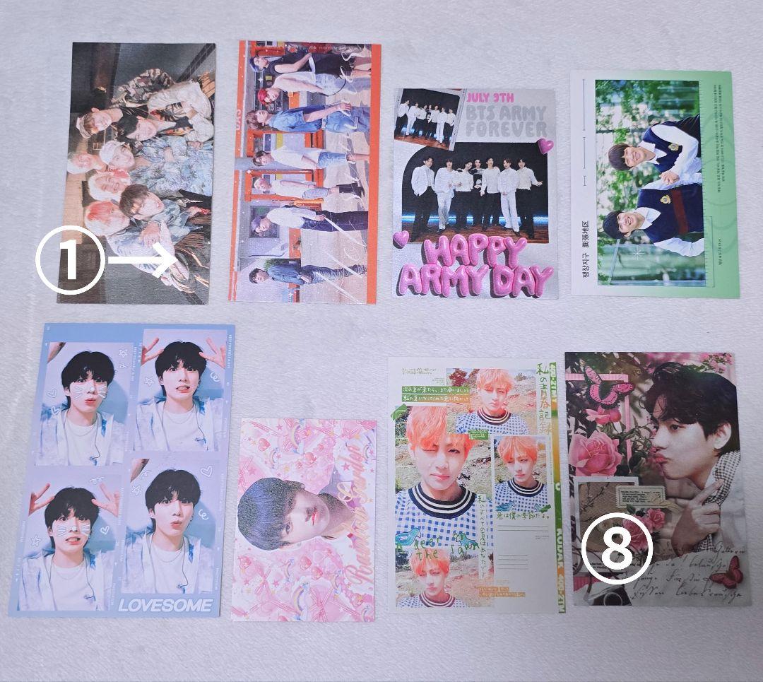 

[USED] BTS Postcard Photo by Korean Producer