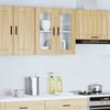 VidaXL Kitchen Wall Cabinet and Glass Door Porto Sonoma Oak 854150