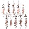 Elephant Memorial Wind Chimes Hummingbird Angel Decorative Wind Chimes with 4 Aluminum Tubes S Hook for Indoor and Outdoor Decor