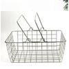 2 Pack Modern Stainless Steel Storage Basket for Books Clothing Etc. Versatile Storage Bin for Home and Car Use Rust-proof Shelf