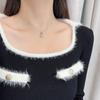 Elegant Silver Pendant Necklace - Luxurious Fall/Winter Fashion