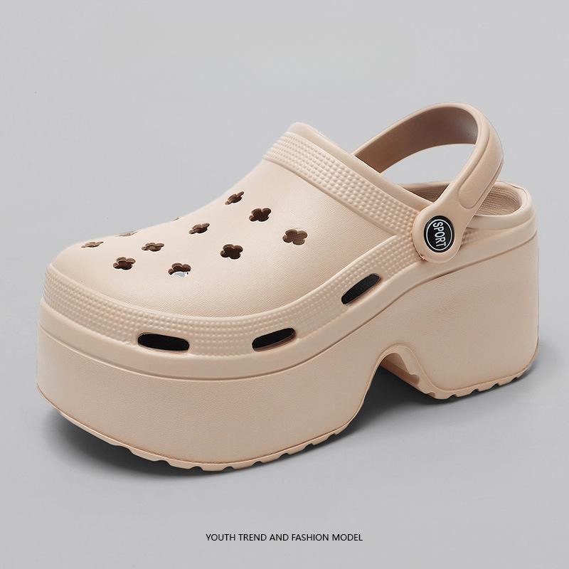 Summer Women's Fashionable and Trendy Slippers with Thick Soles, Anti Slip, Wear-resistant, Comfortable and Breathable Beach Slippers