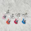 Y2K Guitar Keychain Heart Star Pendant Keyring Accessories Gift for Women Bag