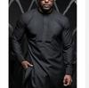 S-4XL Men Dashiki Long Clothes Shirt Trouser Set Mens 2 Pieces Outfit Suit Traditional Male Clothes T-shirt Pant Suits for Men