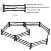 Creative Simulation Fence Set for Farm, Ranch, Zoo, or Sandbox Decorations
