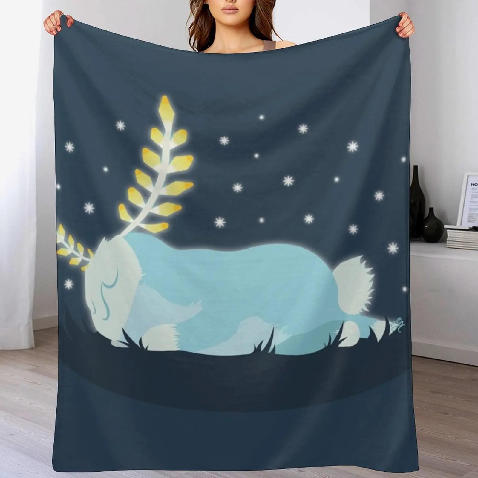 sleepy blupee Throw Blanket Cozy Napping Blanket Gift for Mom Dad 102x76cm(40x30in)