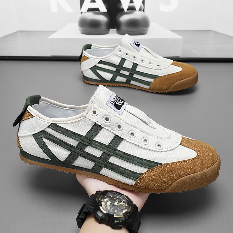 Summer Thin Canvas Shoes Men's Trend Foot Forrest Gump Shoes Fashion Versatile Casual Sports Shoes Men's Lazy Shoes