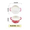 Ceramic Dipping Sauces Dressings Snacks Mini Cartoon-Style Condiment Dish With Polka Dot Design Microwave Safe