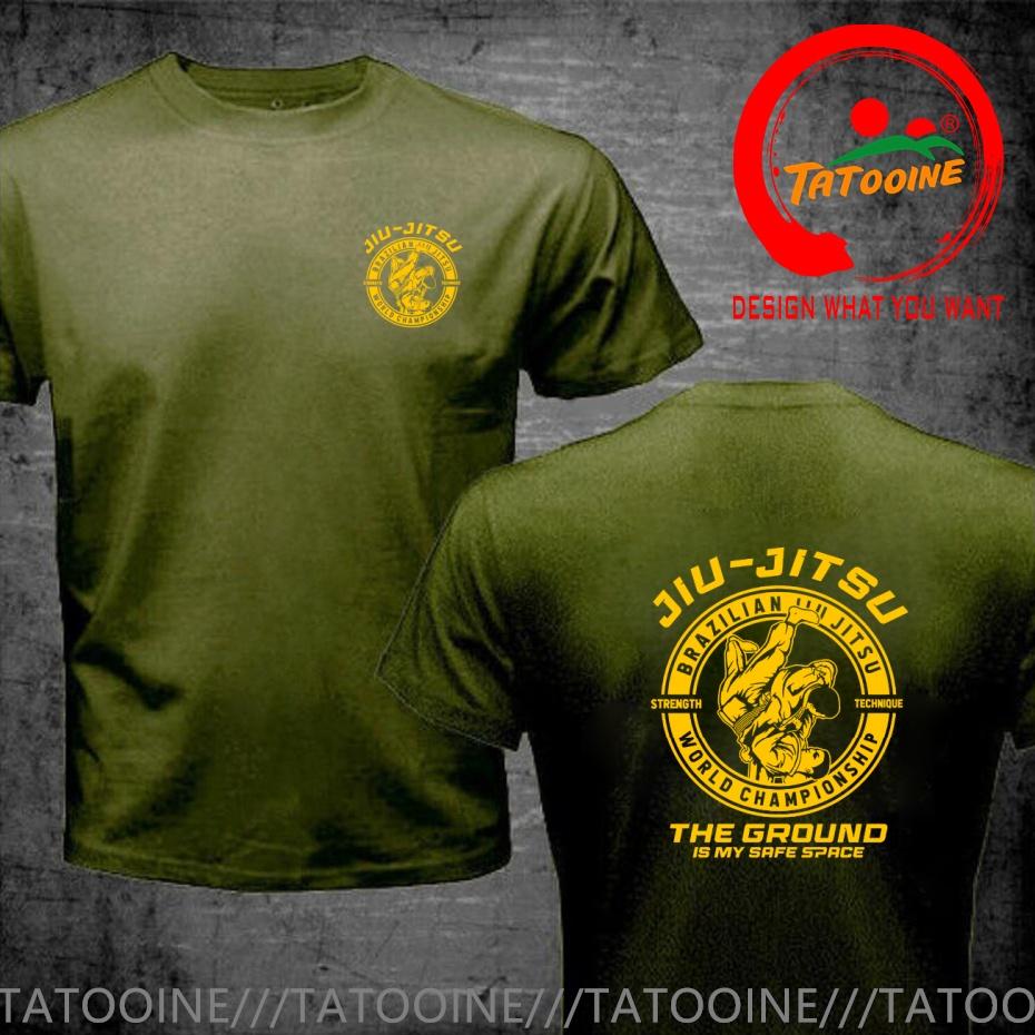 Funny Design Brazilian Jiujitsu Bjj Karate Back Shirt Unisex Fashion Trendy Casual Clothing Stylish Tops Tee Shirt Leisure Tshirt