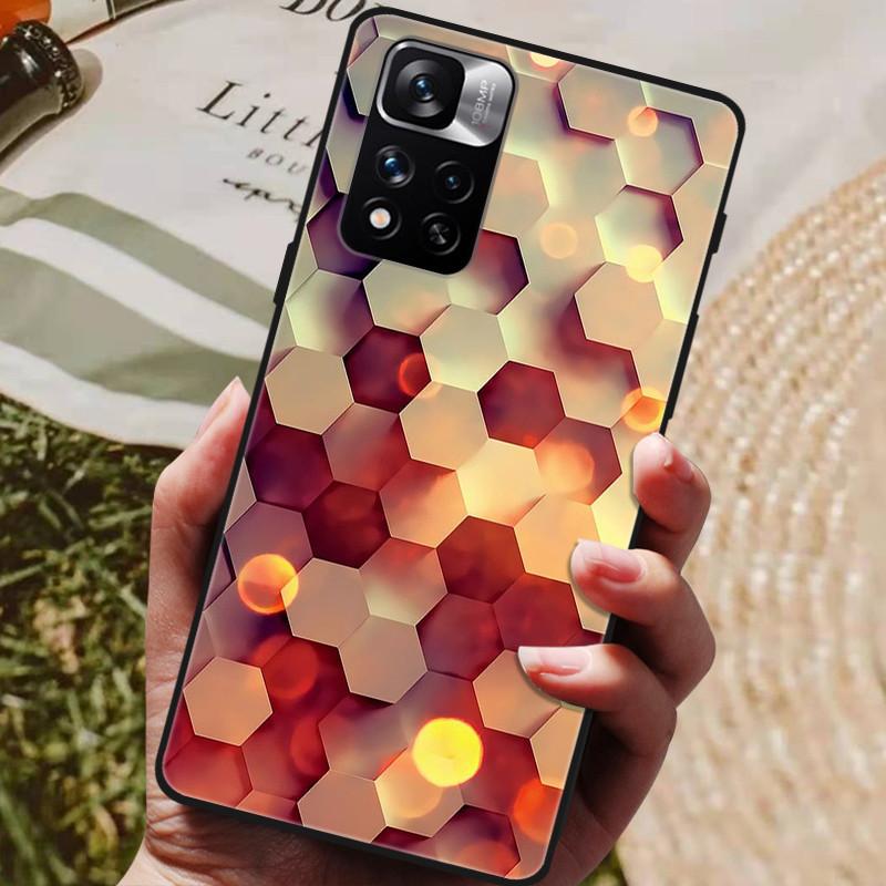 Für Xiaomi Redmi Note 11 Pro Plus 5G Hülle Weiche Silikon Handy Rückseite für Xiaomi Redmi Note11 Pro + Plus Coque Fundas Bumper