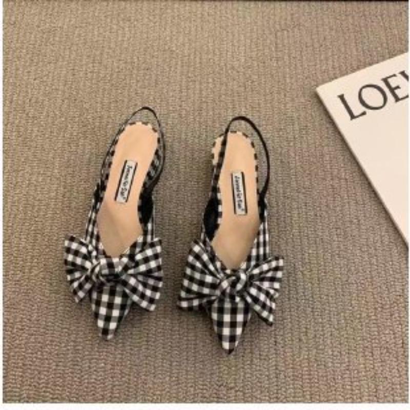 Pointed Qiandongge Black High Heels New Fashion Trend Versatile Women s Shoes 35