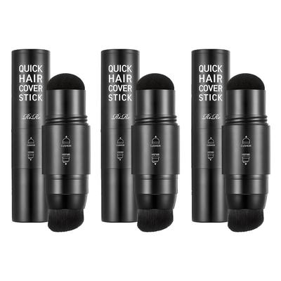 Quick Hair Cover Stick for Gray Hair Concealing, Natural Black, 3g (Pack of 3)