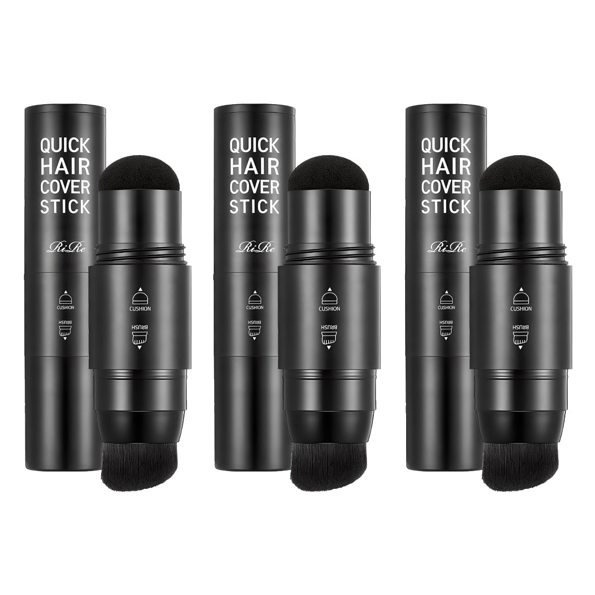 

RiRe Quick Hair Cover Stick for Gray Hair Concealing, Natural Black, 3g (Pack of 3)