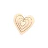 100Pcs 4Sizes Mixed Wood Wooden Love Heart Wedding Table Scatter Decor DIY Craft