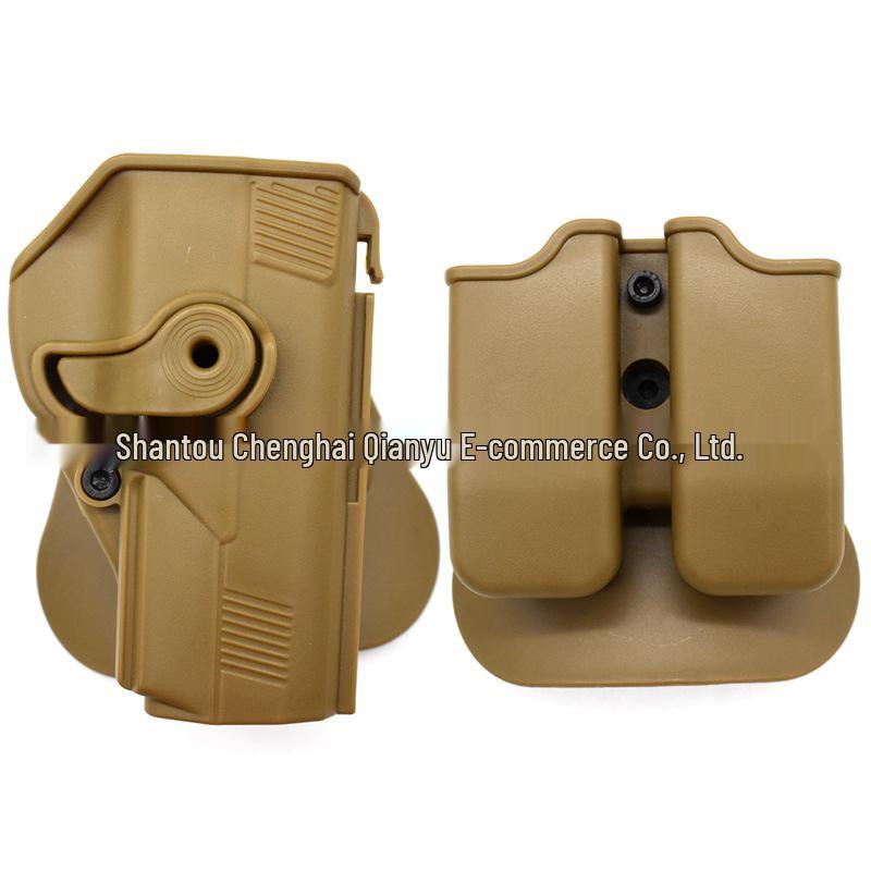 GLOCK Quick Draw Holster Set: IMI Gloves, 1911/M92/17 Waist Holster, Outdoor CS Tactical Magazine Props